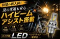 【待望の再入荷】夏の夜道も安心、ハイビームアシスト搭載のエフシーエルのバイク用LEDヘッドライト電球色