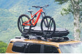 大型MTBに対応。独自機構でタイヤをホールドするサイクルアタッチメント他、INNOより新製品を3種発売