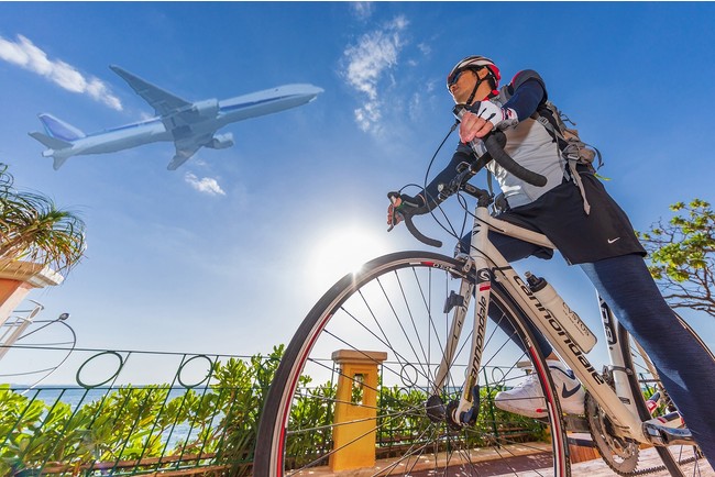 沖縄の空の下自転車を走らせよう