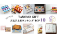 【2024年7月】法人向けギフトデリバリーサービス「TANOMO GIFT」、人気手土産ランキングを発表！