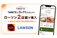 5月11日(月)よりローソンがフードシェアリングサービス「TABETE」を導入。食品ロス削減実証実験を開始。