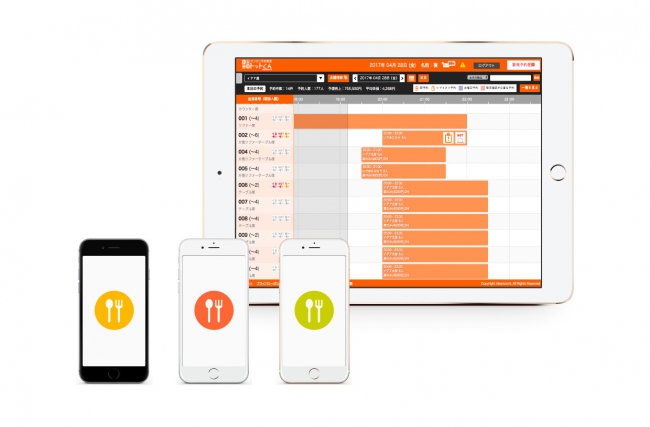 予約管理台帳システム「お席トットくん」イメージ
