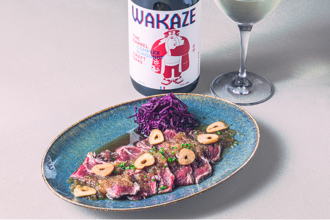 Tataki de roti de boeuf a la sauce ponzu　ローストビーフ