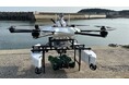 水空合体ドローンと音響測位装置を用いた防波堤の遠隔・自動水中点検実証に成功