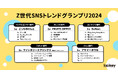 Z世代SNSトレンドグランプリ2024を発表!「こっちのけんと」「猫ミーム」「BeReal.」「アサイーボウル」...今年のSNSトレンドのキーワードは「ポジティブ」
