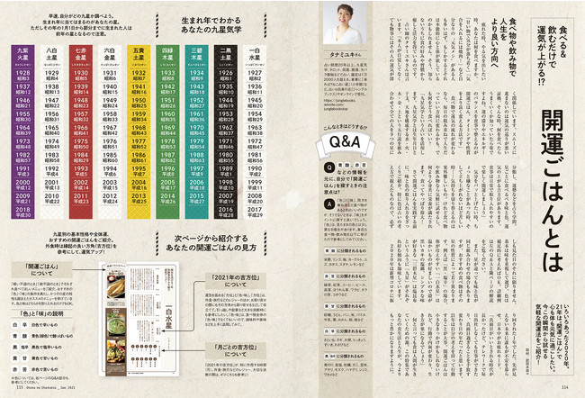 おとなの週末 2021年1月号「開運ごはん」