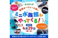 「わくわく海体験FEVER！飯塚オートにミニ水族館がやってくる！produced by OddsPark」4月29日（水・祝）に開催！