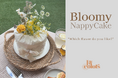 Pick a flavor！３つの"フレーバー"をイメージしたオムツケーキ　　『Bloomy nappy cake』登場