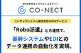 BtoB受発注システムCO-NECT(コネクト)、ユーザックシステム株式会社のRPAサービス「Robo派遣」との連携で、基幹システムやEDIとのデータ連携の自動化を実現。
