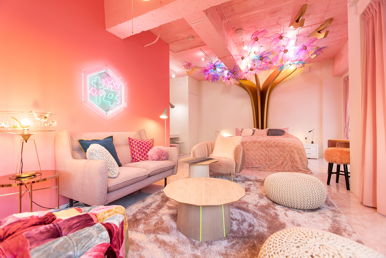 原宿の街に泊まれるmoshi Moshi Rooms 第１弾 Sakura が完成 Airbnbで予約が可能に アソビシステム株式会社のプレスリリース