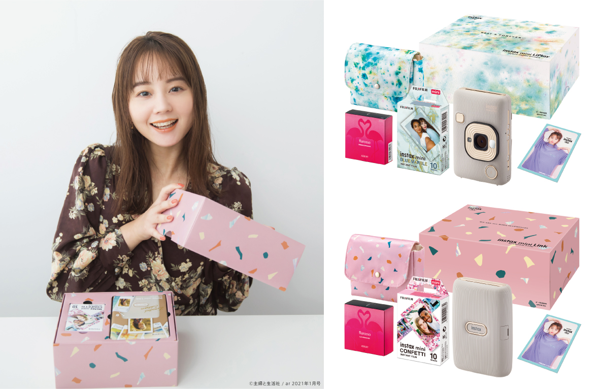 喜ばれる誕生日プレゼント instaxminiLink ベージュゴールド 限定色