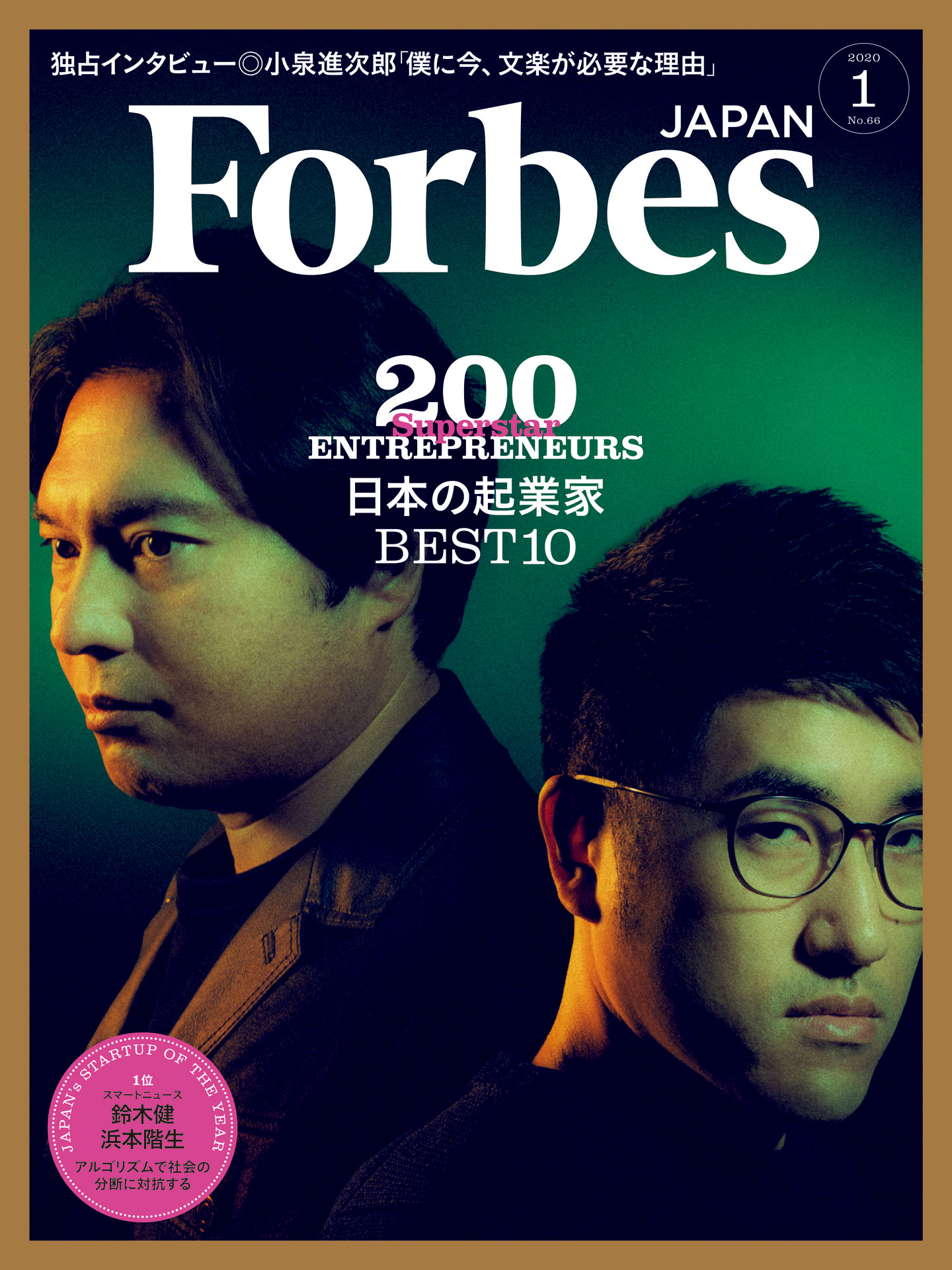 Forbes JAPANが、日本の起業家ランキング 2020を発表！
