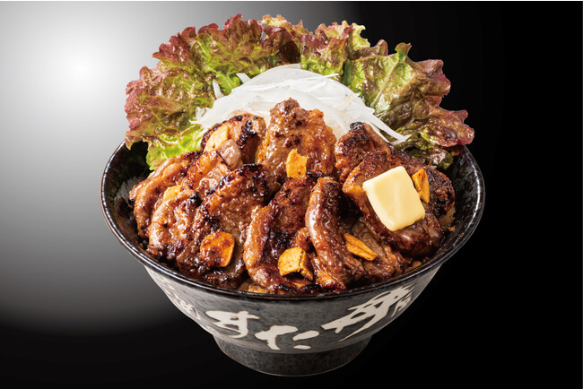 『特選厚切り牛ステーキすた丼』 1,030円(税込) 『特選厚切り牛ステーキすた丼』 1,030円(税込)