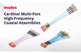 Molex、145 GHz Cardinalマルチポート高周波同軸アセンブリーでAIおよび6Gテストの新たな業界基準を確立