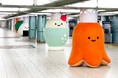 【にっこりーノ3周年記念】おおきなタコさんウィンナーのぬいぐるみたちが池袋駅に登場！