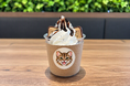 ツシマヤマネコをモチーフにした学生企画のソフトクリーム、10月10日（土）から福岡市動物園のカフェで販売