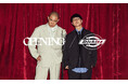 Dickies×OPENING ACT別注第2弾。キービジュアルは人気お笑いコンビ・コロコロチキチキペッパーズを起用。M-1＆キングオブコント2冠狙うコンビが着こなす、タフで都会的なセットアップ登場。