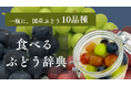 旬のぶどう10品種を一瓶に。味・香り・食感の違いを楽しむ『食べるぶどう辞典』2026年9月18日Makuake限定発売