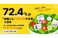 72.4%が「情報にもバランスが必要」と回答。AI・SNS時代の新たな情報習慣「メディアヘルス」とは