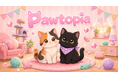 『Pawtopia　にゃんことくらすまったりマージパズル』サービス開始！