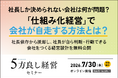 【7月30日開催】社長しか決められない会社は何が問題？「仕組み化経営」で会社が自走する方法とは？「5方良し経営セミナー」開催