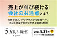 【5月21日開催】売上が伸び続ける会社の共通点とは？「5方良し経営セミナー」開催