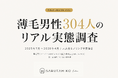 【調査データ初公開】"いじられる恐怖"の時代の終焉。薄毛男性の約8割がすでに誰かに打ち明けていた