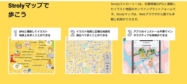 世界のイラストmapのgps連動サービス Stroly と みんなの観光協会 が連携企画を開始 自治体へ提案 エスビージャパン株式会社のプレスリリース