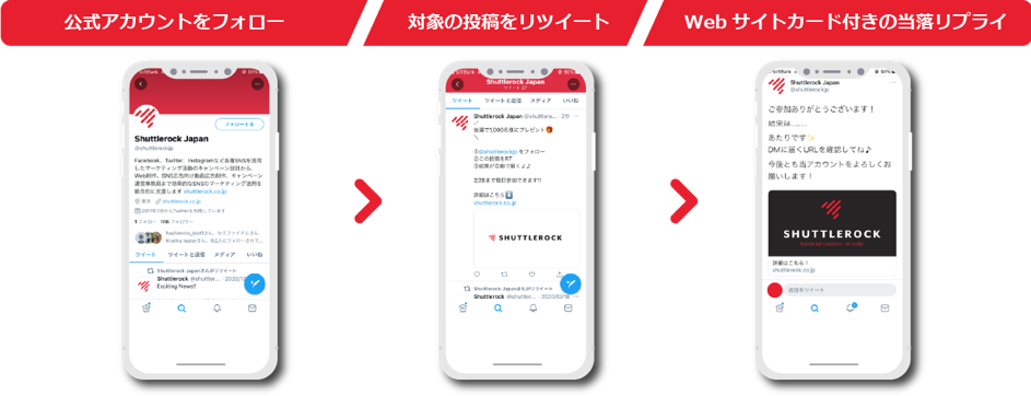 Twitterインスタントウィンツール f リプライでwebサイトカード アプリインストールカード の活用が可能に シャトルロックジャパン株式会社のプレスリリース