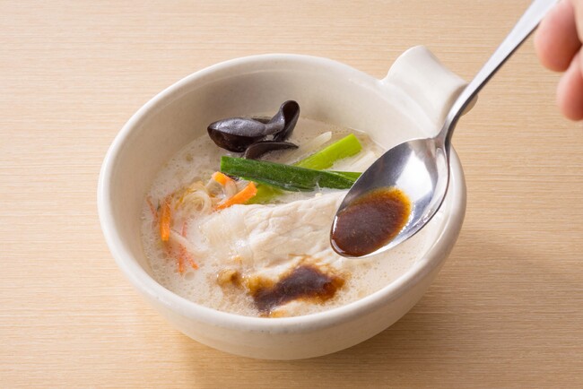 焦がしにんにく醤油だれで風味とコクをプラス! 焦がしにんにく醤油だれで風味とコクをプラス!