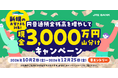 JRE BANK口座で「新規のお客さまも対象！円普通預金残高を増やして現金3,000万円山分けキャンペーン」を実施します