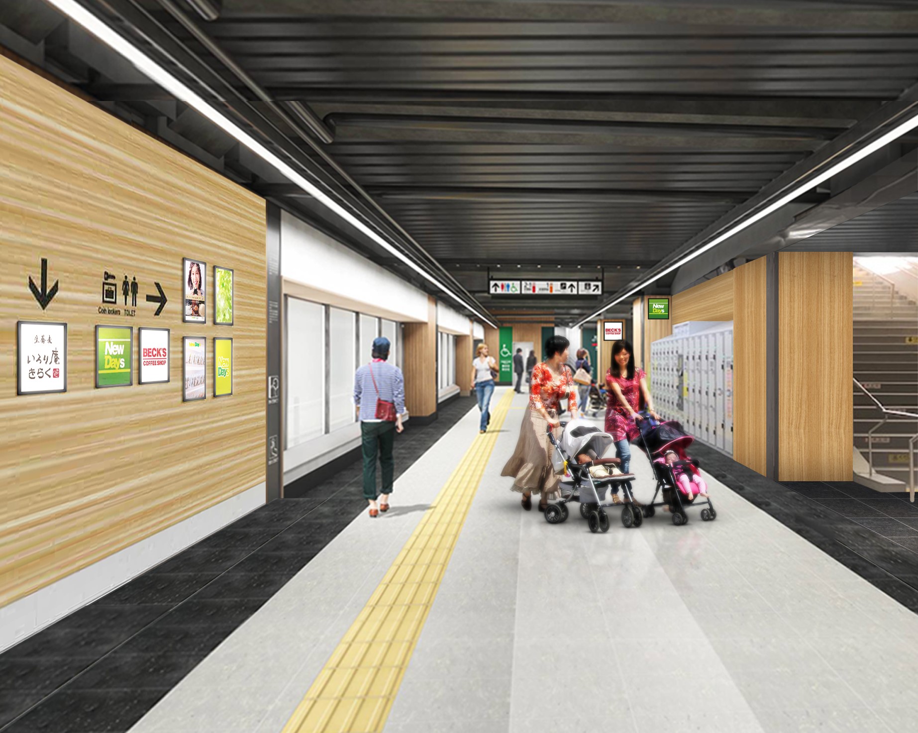 京葉線新木場駅が新しく生まれ変わり、エキナカ商業空間が全面開業します！