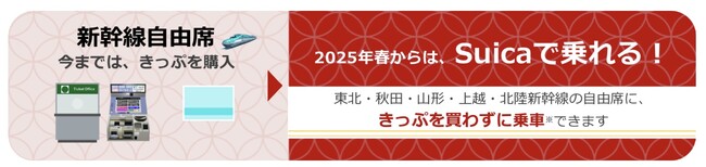 ※ 「タッチでGo!新幹線」のご利用可能区間については、JR東日本のウェブサイトをご確認ください。