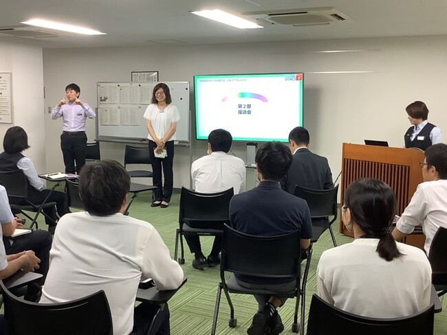 意識改革・理解の輪を「広げる」取り組みの一例 (職場単位での勉強会の様子) 意識改革・理解の輪を「広げる」取り組みの一例 (職場単位での勉強会の様子)