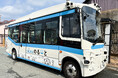 福岡県古賀市で全国初・自動運転バス「自動運転のるーと」実証開始