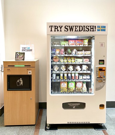 スウェーデンの食文化を推進するプログラム、TRY SWEDISH! の自動販売