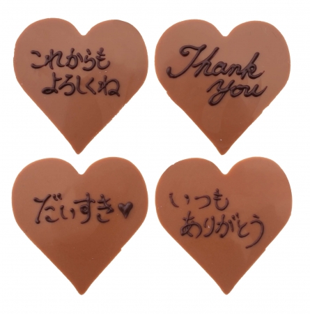 バレンタイン限定 あなただけのメッセージを入れてくれるチョコレートケーキをパティスリー アンテノール で発売 株式会社 エーデルワイスのプレスリリース