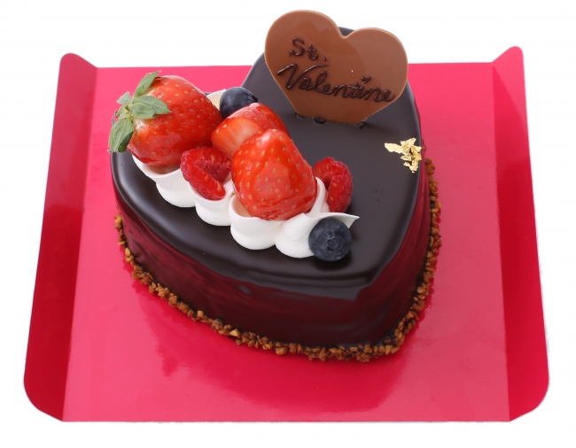 バレンタイン限定 あなただけのメッセージを入れてくれるチョコレートケーキをパティスリー アンテノール で発売 株式会社 エーデルワイスのプレスリリース