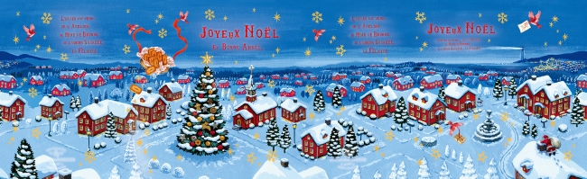童話のような可愛いイラストパッケージが今年も登場 ノワ ドゥ ブール のクリスマスギフト 株式会社 エーデルワイスのプレスリリース