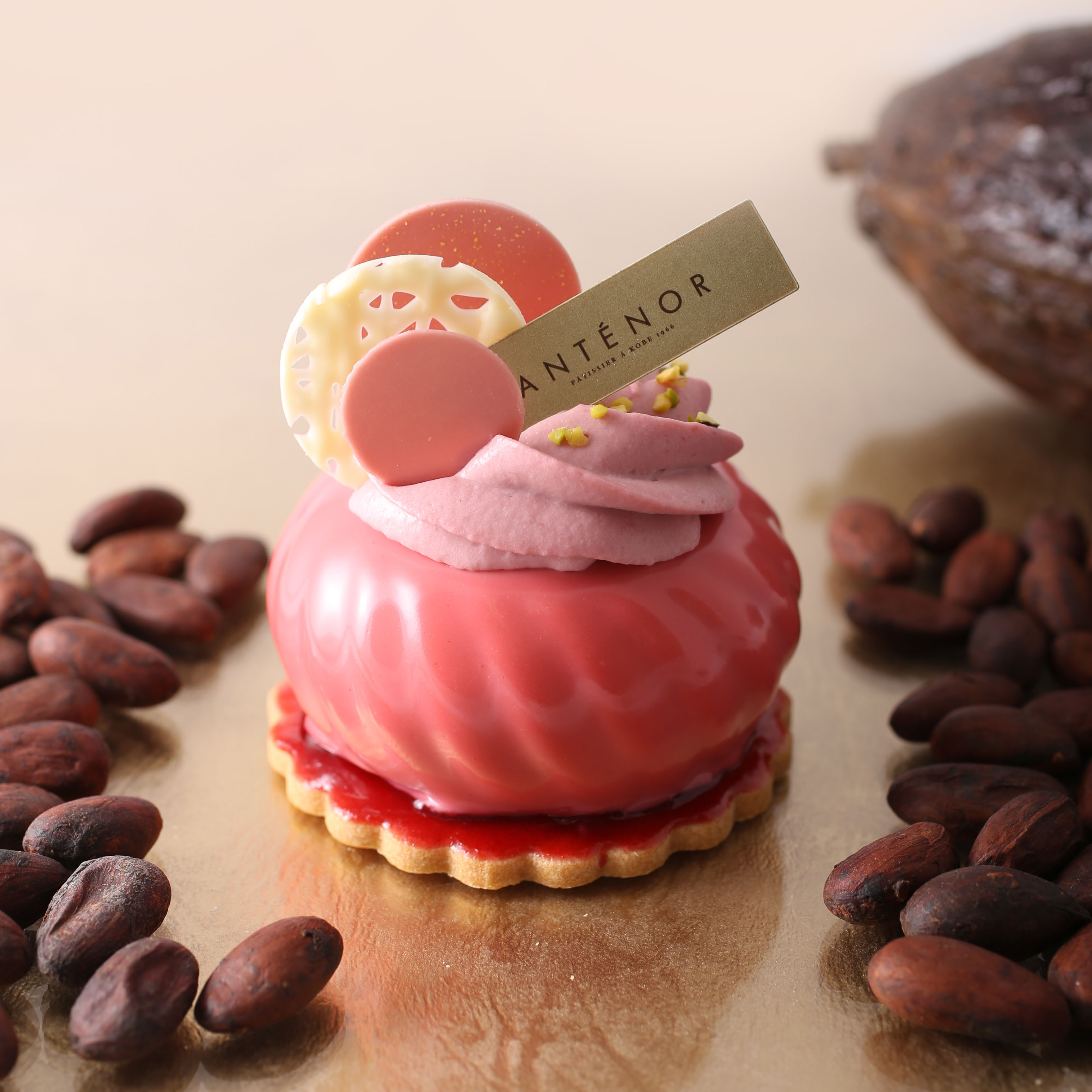 アンテノール 10店舗限定発売 ルビーチョコレート を使ったシェフこだわりのケーキ 株式会社 エーデルワイスのプレスリリース