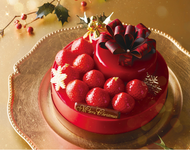 ラグジュアリーなクリスマスケーキを100台限定でお届けします アンテノール 予約限定ケーキのプレゼントキャンペーンもスタート 株式会社 エーデルワイスのプレスリリース