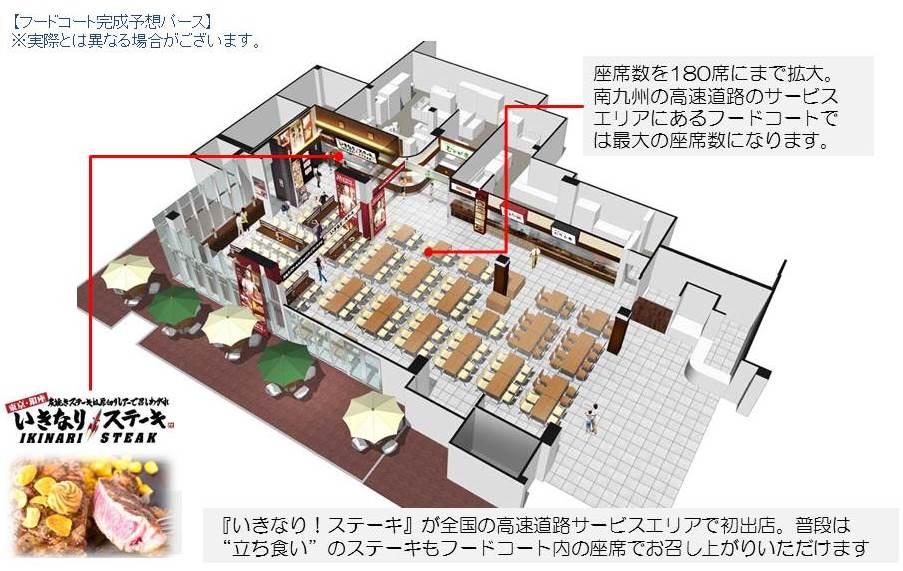 ３ ４ 金 九州自動車道宮原サービスエリア 下り線 リニューアルオープン熊本 発 ますます 立ち寄りたくなる おでかけスポットへ 九州産交リテール株式会社のプレスリリース