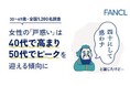 【ファンケル調査】年齢に伴う心・体・見た目の変化への戸惑いを調査「四十にして惑わず」とはいかない？女性の戸惑いは40代で高まり、50代でピーク傾向