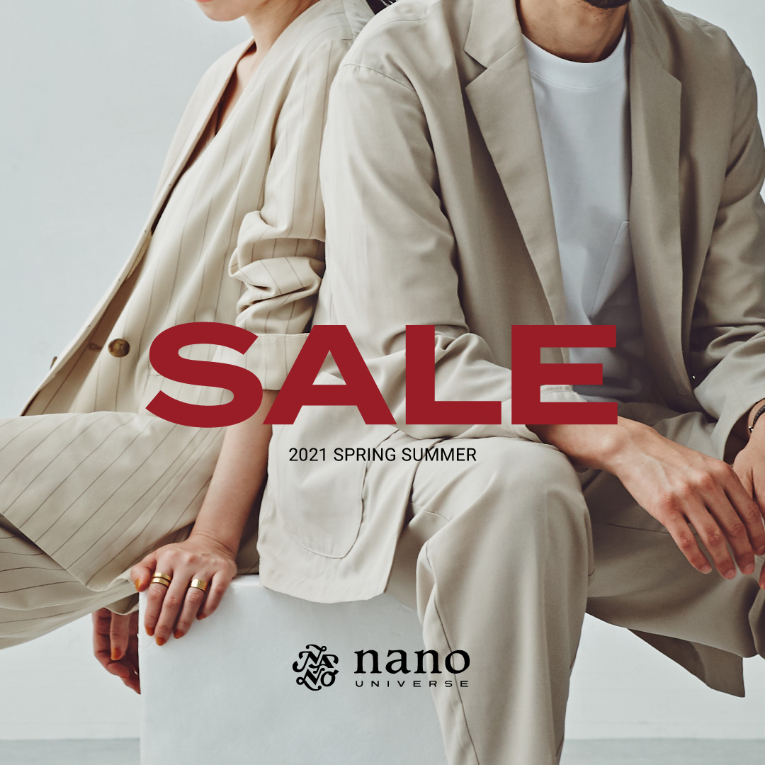 いよいよスタート Max50 オフ ナノ ユニバースが夏のセールを開催 ナノ ユニバースのプレスリリース