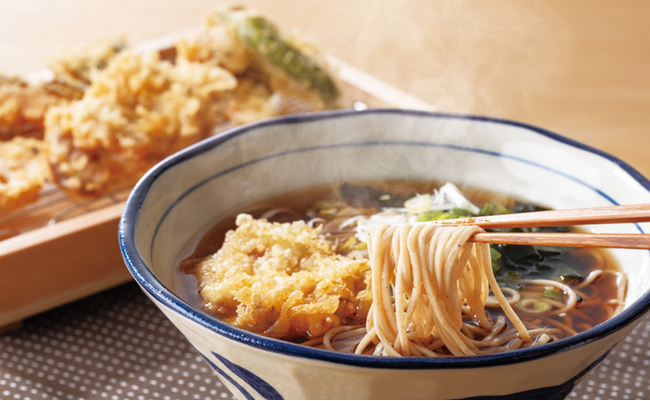 “まつ井”とり天蕎麦 1,020円(税込) “まつ井”とり天蕎麦 1,020円(税込)