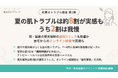 【初夏のトラブル調査 第2弾】夏の肌トラブルは約8割が実感も、うち2割は我慢　雨・猛暑の悪天候時の通院ストレスも影響か