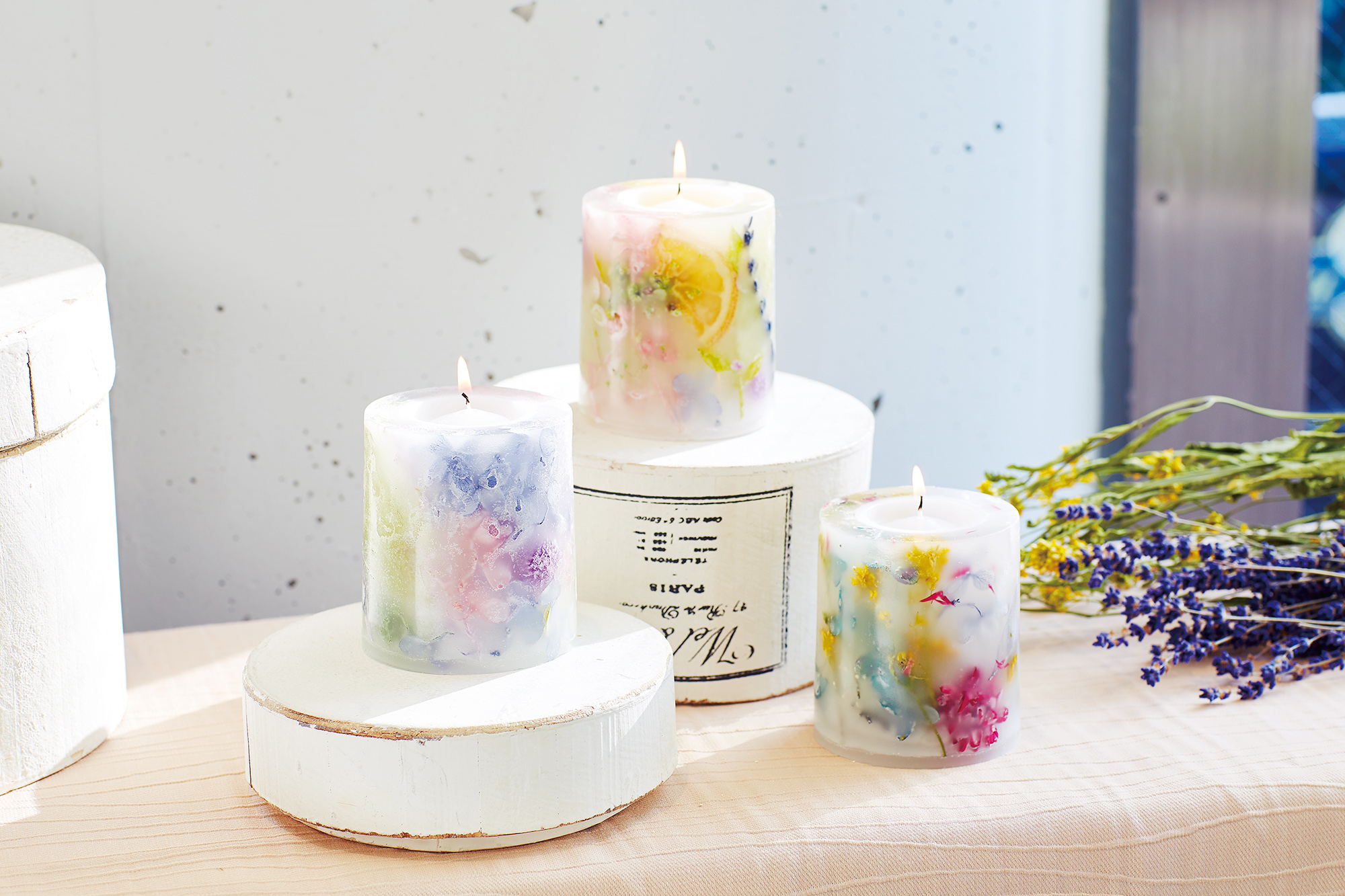 最大77％オフ！ ハンドメイドキャンドル Rose Candle ２つセット nascd