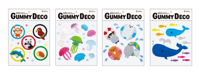 お部屋で水族館気分 窓や鏡を簡単にデコレーションできるgummy Deco グミデコ より新商品が登場 カメヤマ株式会社のプレスリリース