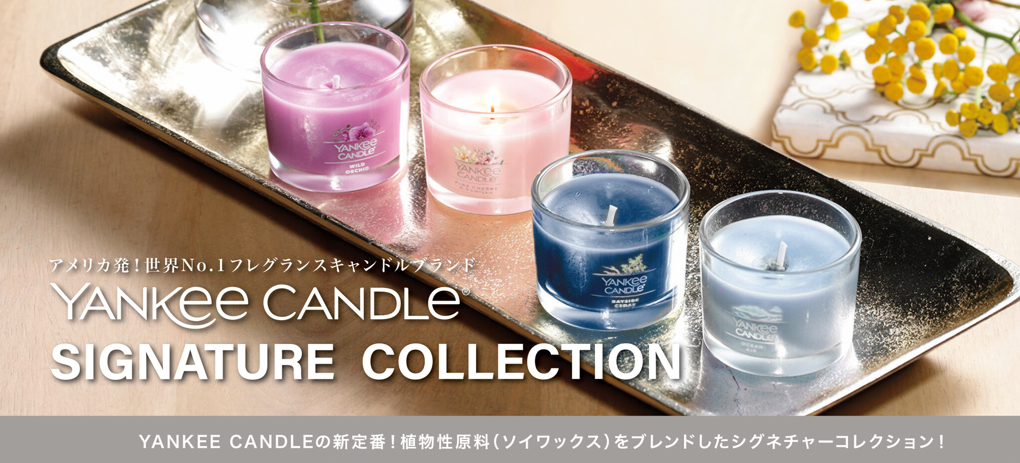 YANKEE CANDLE（ヤンキーキャンドル）』の新定番！シグネチャー