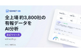 β公開から約10日で1,300件超のAPI利用登録。日本初*、AIから直接つながる有報データ基盤「EDINET DB」正式リリース